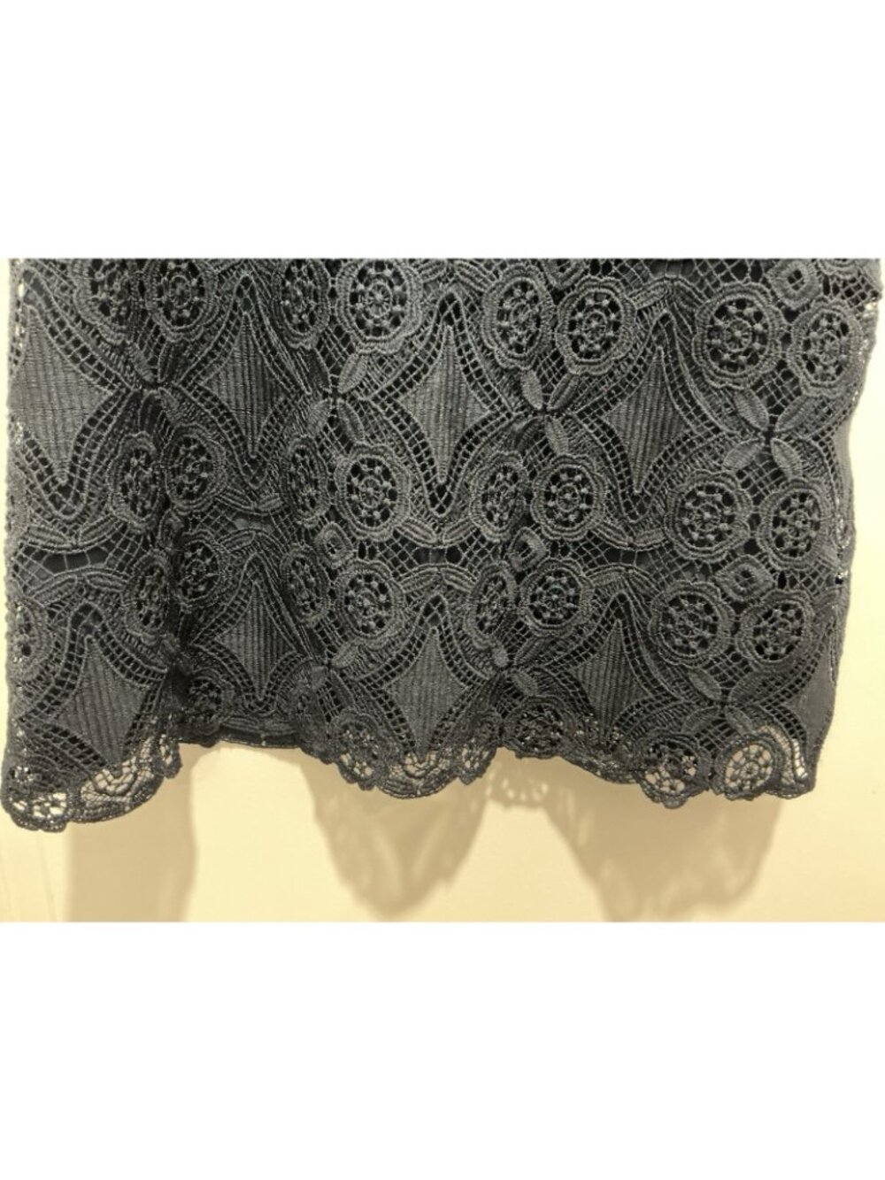 Hollister Size 3 Juniors Skirt Navy Lace Mini Zip Closure NWT - Picture 3 of 11